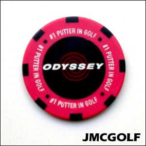 New Odyssey Poker Chip Putter Golf Ball Marker