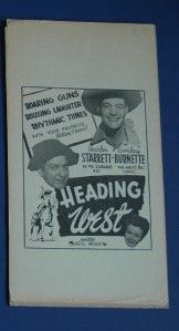 Lot of 3 Western Vintage Window Cards or Mini Posters