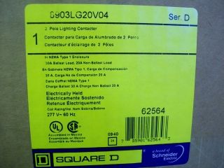 Square D 8903LG20V04 Lighting Contactor New $365