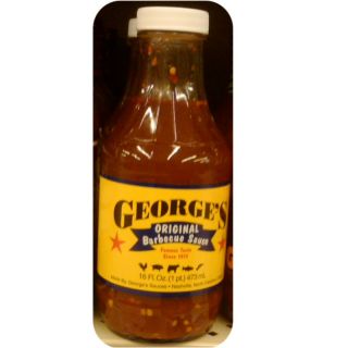 Georges Honey BBQ Wing Sauce Marinade Chicken Hot DIP