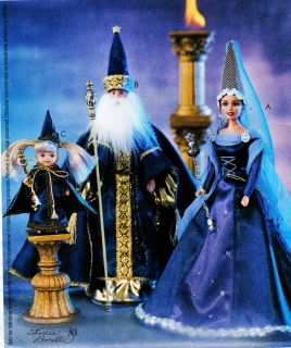 Kelly Barbie Ken Wizard Camelot Gandalf Costume Doll Pattern McCall 