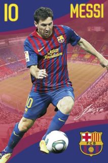 New Lionel Messi Barcelona Football Club Poster