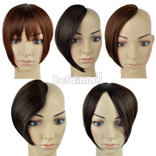Appealing One Piece Clip in on Bang Fringe Hairpiece Hair Wigs New 