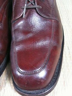 Vtg 60s Mens Barclay USA Leather Loafer Oxfords 12 D