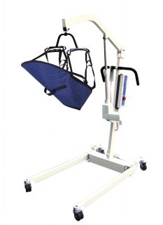 Bariatric Electric Patient Lift with Rechargeable Battery and Six 