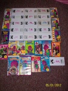 HUGE LOT (28) BARNEY VHS NO REPEATS INSTANT COLLECTION HTF TITLES OOP 