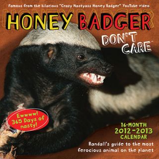 Honey Badger 2013 Wall Calendar