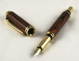 Handmade Cocobolo Baron Fountain Pen