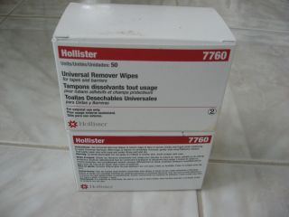 Hollister tapes and barrier remover wipes glue, adhesive tape remover 