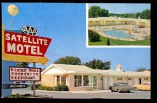   Springfield Missouri Satellite Motel 60s Cars Roberts No SC8793