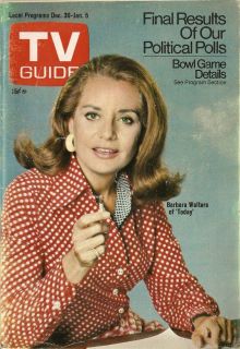 TV Guide Barbara Walters December 30 1972