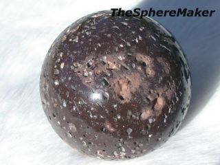 Siaz Basalt Sphere Decorative Brown Lava Rock Ball California 2 85 72 