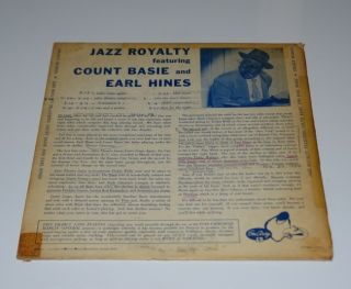 Earl Hines LP Count Basie Jazz Royalty Emarcy 26023 10 inch Piano 