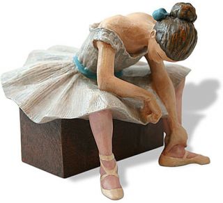 Ballet Dancer Statue Sculpture LAttente Figure Art