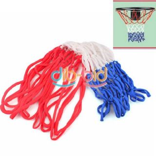   Nylon Thread Sports Red White and Blue Basketball Rim Mesh Net
