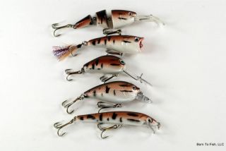 Lot of 5 New Rock Bass Fishing Lure Tackle 4 Bass Trout