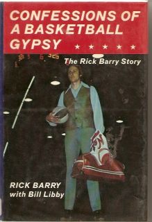   Barry ABA Basketball Hardcover Book San Francisco Warriors Nets