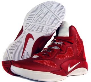 Nike Zoom Hyperfuse 2011 TB Sz 14 Mens Basketball Shoes Red/White