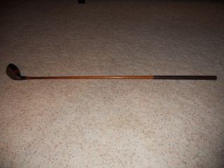 Vintage Wright Ditson St Andrews Hickory Wood Shaft Driver Golf Club 