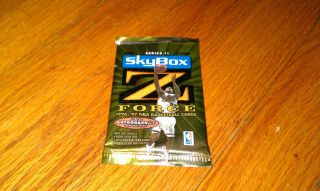 1996 1997 Skybox Z FORCE Basketball Trading Cards Pack Hobby Unopened 