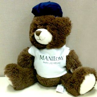 Collectible Barry Manilow Live Paris Las Vegas Beret Bear