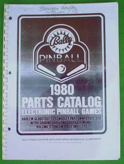   from 1982 for bally pinball machines in new condition it contains 85
