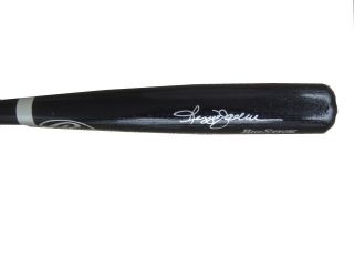 Reggie Jackson Signed Black Big Stick Baseball Bat JSA