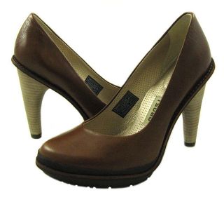 New Tsubo Womens Magda Chestnut Pale Gold Pumps All Sz