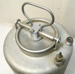 Vintage Bastian Blessing Soda Fountain Syrup Pressure Tank Stainless 