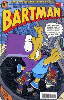 Bartman 1 Simpsons Spanish Ed Bongo Comics 1993 VG F Ships Free w $29 