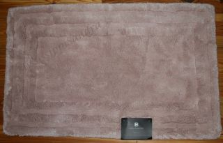 Hotel Collection Luxe Bath Rug Tub Mat Solid Orchid Mauve Large Thick 