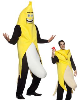 Banana Peel Flasher Funny Costume Adult Standard New