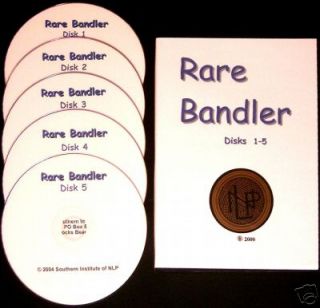 New 5 DVD RARE Richard Bandler Ericksonian NLP Hypnosis