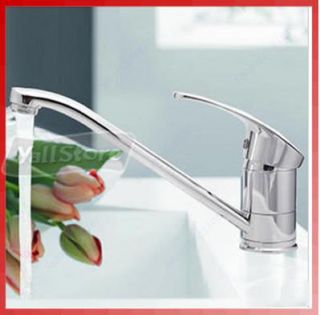 New Stylish Bathroom Kitchen Basin Sink Faucet Copper Single Handle 