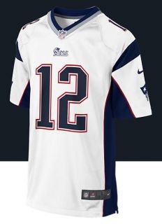 Nike Store. NFL New England Patriots (Tom Brady) Kids Football Away 