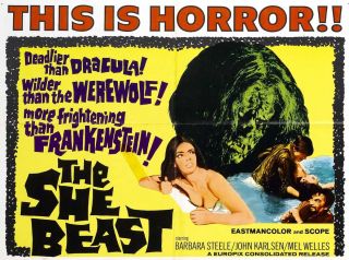 The She Beast 1966 Barbara Steele Euro Horror Classic