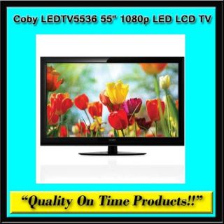 New Coby LEDTV5536 55 1080p LED LCD TV 16 9 HDTV 1080p ATSC NTSC Full 