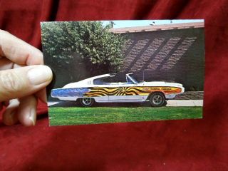 LOT OF 7 GEORGE BARRIS 1967 DODGE THUNDER CHARGER PHOTO CARDS