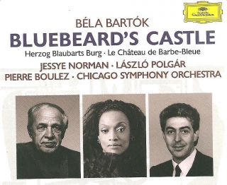 Bartok Bluebeards Castle CD by LÁSZLÓ Polgár Jessye Norman Pierre 