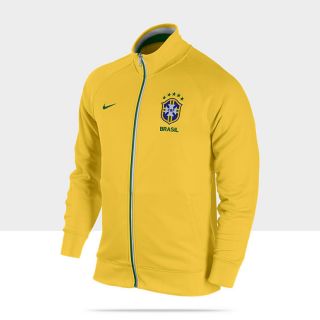  Brasil CBF Core Trainer Mens Soccer Track Jacket