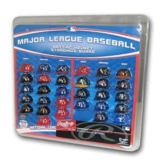 Rawlings MLB Micro Batting Helmet Tracker Standings Board 32 Baseball 