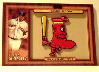   Gonzalez Throwback Patch Card 1954 Red Sox Baseball TLMP AG