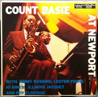 count basie at newport label verve records format 33 rpm 12 lp mono 