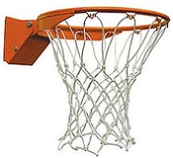Spalding Basketball Accessories 411 527 Orange Flex Breakaway Rim