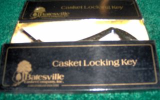 Batesville Casket / Coffin Key extra box included