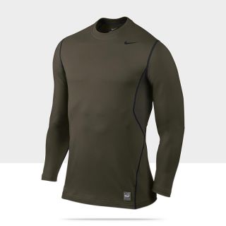 Nike Pro Combat Hyperwarm Fitted 12 Crew Mens Shirt 424895_337_A