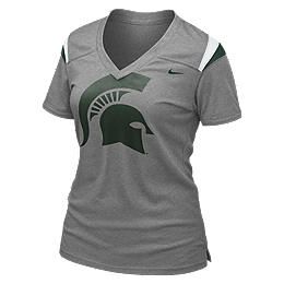 Nike Football Replica Michigan State Womens T Shirt 00026401X_MS3_A 