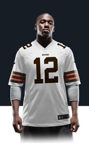   Browns Colt McCoy Mens Football Away Game Jersey 479383_102_A_BODY