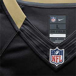 Nike Store. NFL New Orleans Saints (Drew Brees) Mens Football Home 