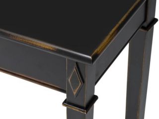features specs sales stats features console table black finish solid 